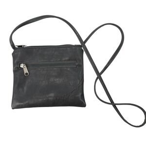 Crystalyn Kae Cha Cha Crossbody Bag Gray Vegan Made‎ in USA Minimalist Neutral
